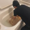 麻の肌掛け布団の手洗い方法（推奨）